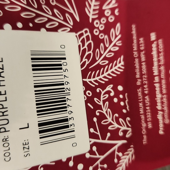 NWT Muk Luks Women's Slippers sz L (9-10) grey - Picture 3 of 9